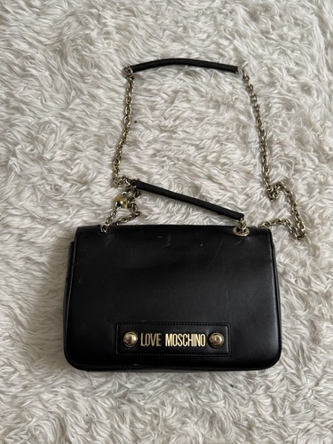 Love moschino black chain - love,