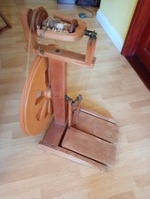 Ashford spinning wheel, double pedals