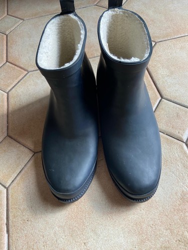 Faux fur lined wellies - lined,