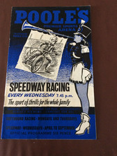 1961 POOLE PIRATES v CRADLEY HEATH 9th AUGUST ( GOOD CONDITION ) 