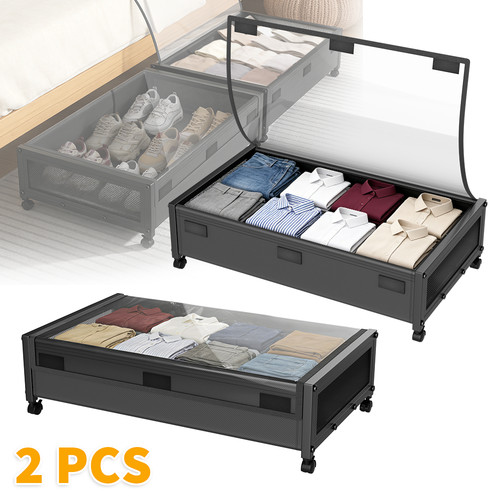 2pcs organizer under bed - under,