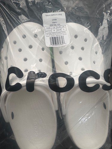 Women white crocs size - women’s,