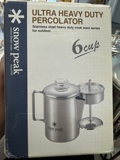 Snow Peak - ultra heavy duty percolator (6 cups coffee)