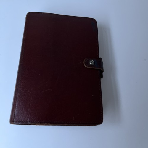 Vintage brown grained - grained, filofax