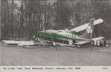 Aviation Postcard - Air Crash