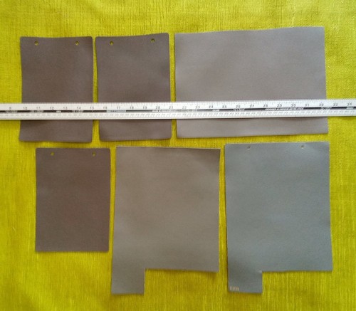 198g assorted real leather - 198g,