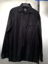 Mens Black Ciro Citterio Long Sleeve Casual/Dress Shirt S