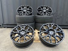 18" RS3 Style ALLOY WHEELS + TYRES Fits AUDI A3 A4 A6 TT GOLF CADDY CUPRA LEON