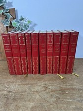 Vintage Agatha Christie Heron Book Bundle x 10, Decorative Faux Leather Bindings