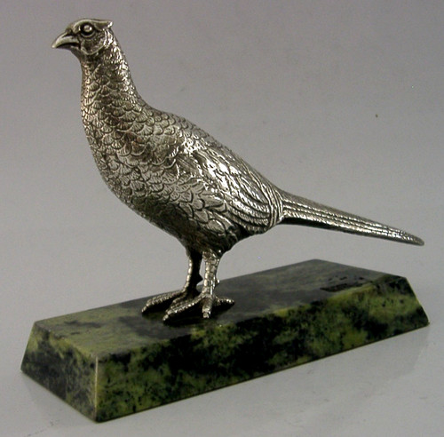 Sterling silver desk table - silver,
