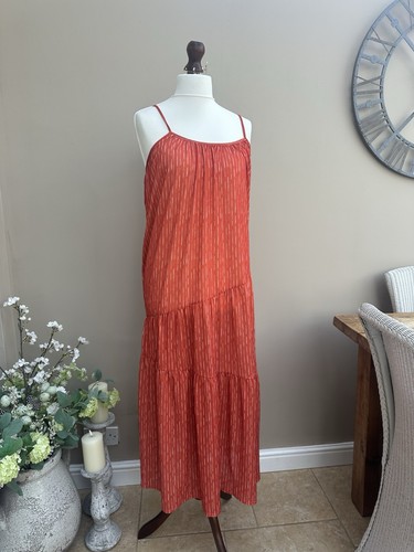 Orange printed summer long - printed,
