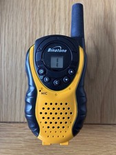 4 X Binatone Latitude 100 (8 Channels) Two Way Radios Yellow and Black