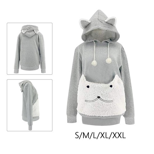 Pet hoodies sweatshirt cat - sweatshirt,