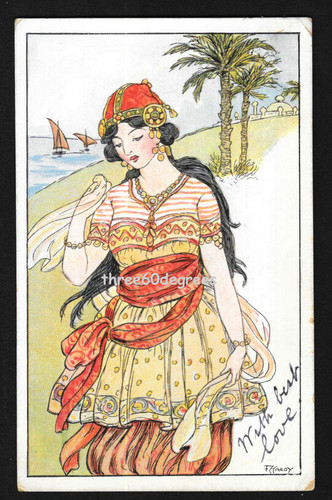 Early art nouveau postcard - early,