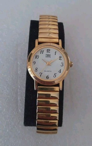 Carvel ladies gold tone quartz - carvel,