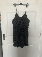 Ladies Black Polka Dot Summer