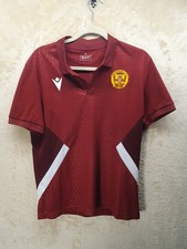 Motherwell FC Authentic Macron Medium Polo Shirt