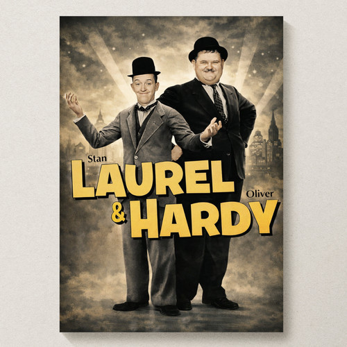 Laurel and hardy - laurel, poster