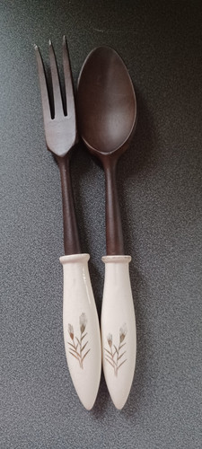 Vintage salad serving spoon - vintage,