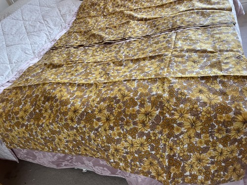 Floral curtains vintage - floral,