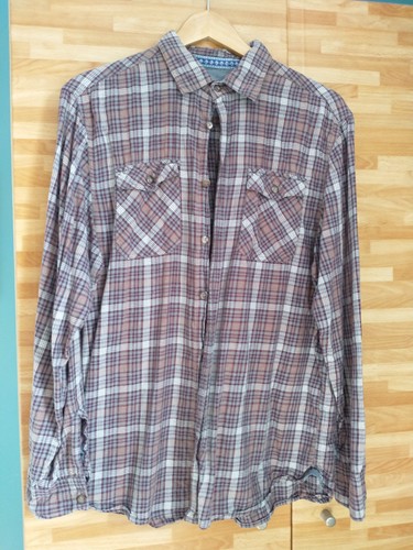 Men long sleeve check - men's,