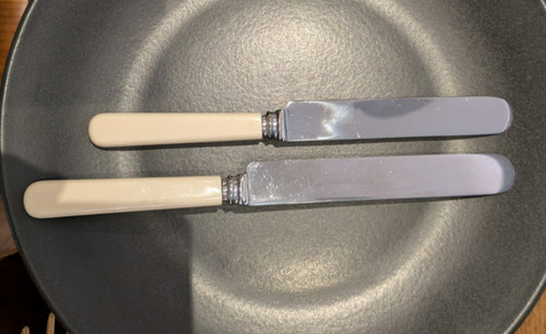 Stainless steel faux bone - 12,