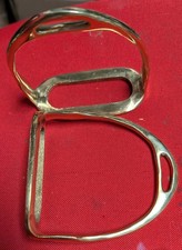 Brass Rocking Horse Stirrups