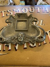 Art nouveau deco brass - nouveau/deco, inkwell