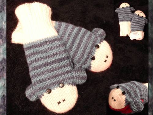 Delux blue sock - delux, monkey