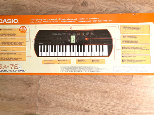 Casio mini 44 key - sa-76, 44-key