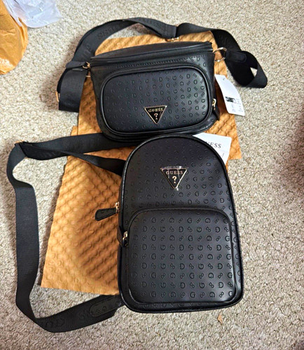 Guess black logo small - black,