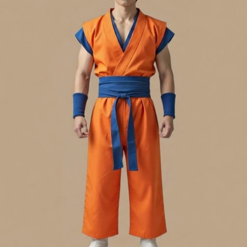 Goku anime costume orange - costume,