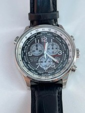 Citizen Eco-Drive H500 Men's Watch - 40mm Face - New Black Leather Strap