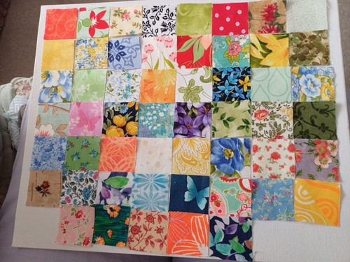 5cm squares fabric - squares,