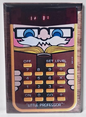 Little professor magnet x - professor,