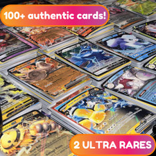 100 Pokemon Card Lot | 2 Ultra