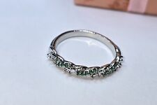 Ladies Half Eternity Green