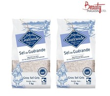 CELTIC GREY SEA SALT COARSE - GUERANDE GROS SEL GRIS ,1 kg (Pack of 2)