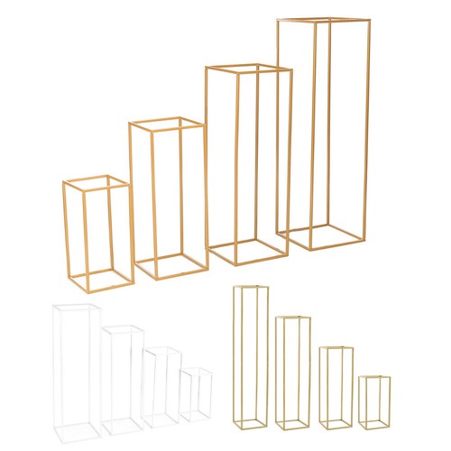 Geometric flower stand metal - geometric,