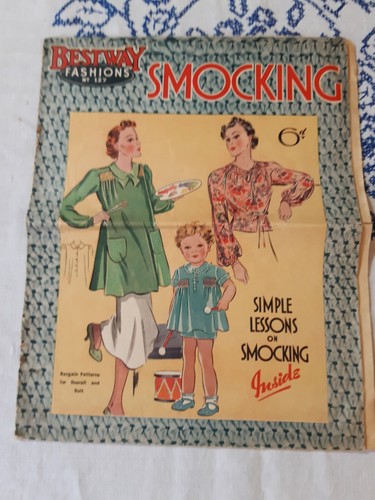 Vintage smocking pattern book