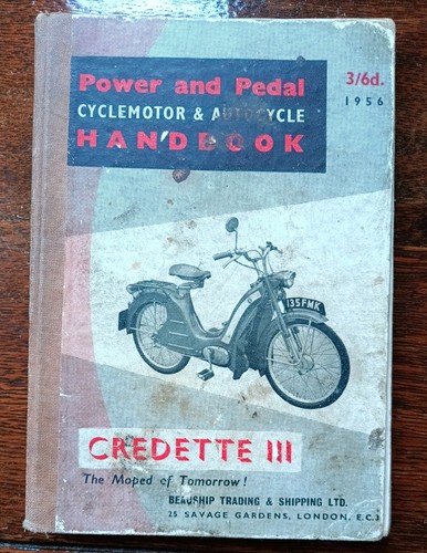 Power pedal cyclemotor - &,
