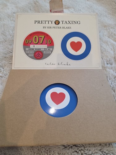 Sir peter blake - pretty, taxing