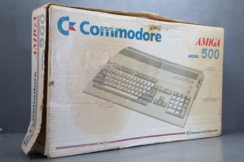 Commodore amiga 500 boxed a520 - commodore,