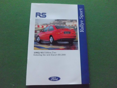 Ford rallye sport - sport, sales