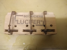 VINTAGE WOODEN SOURICIERE "LUCIFER"  TRIPLE SIZE MOUSE TRAP
