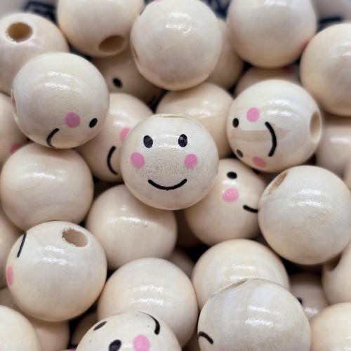 Pieces wooden beads - 50,