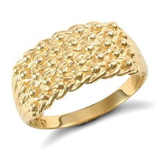 9ct Yellow Gold Mens Keeper