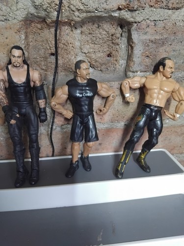 Wwe wrestlers 2003 jakks - wrestlers, x3