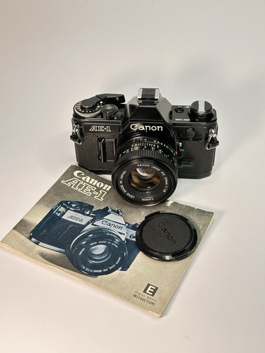 Film camera canon black - camera, ae-1