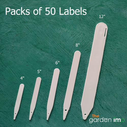 White plant labels - 50,